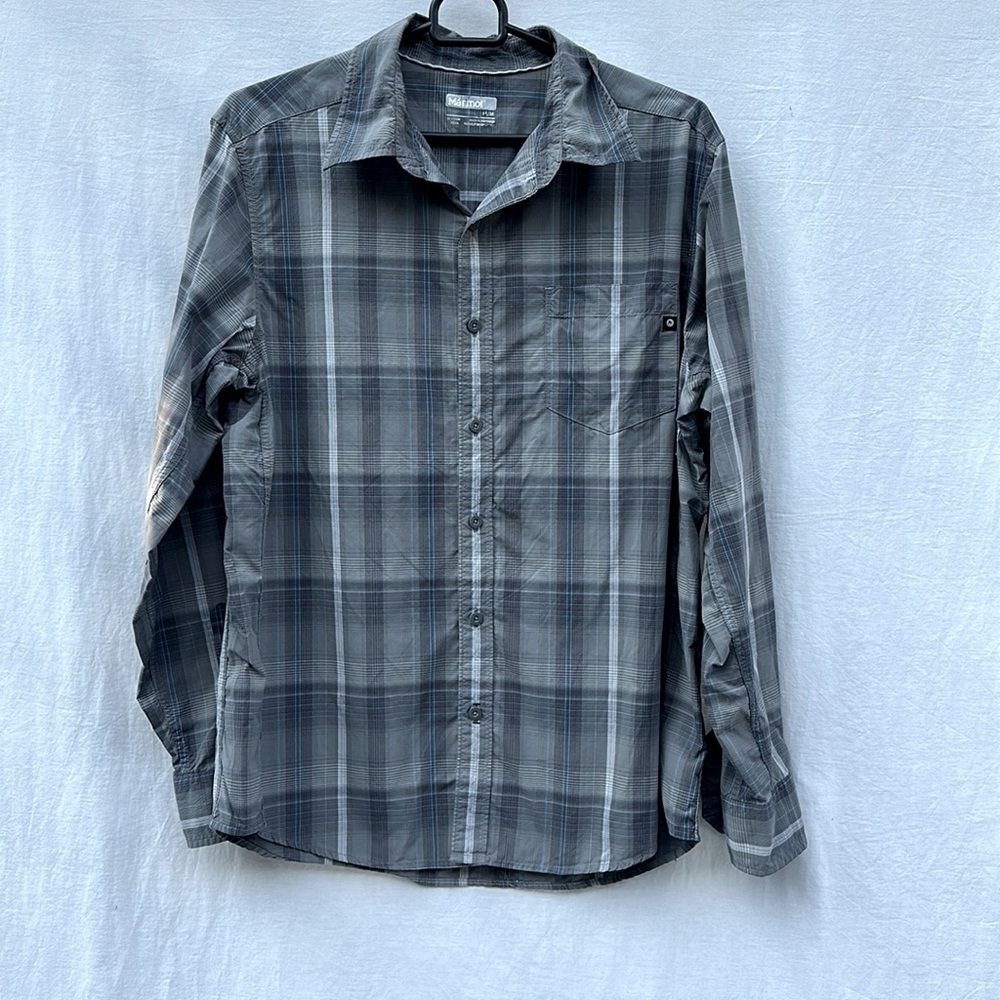 Marmot Plaid Button Down Shirt